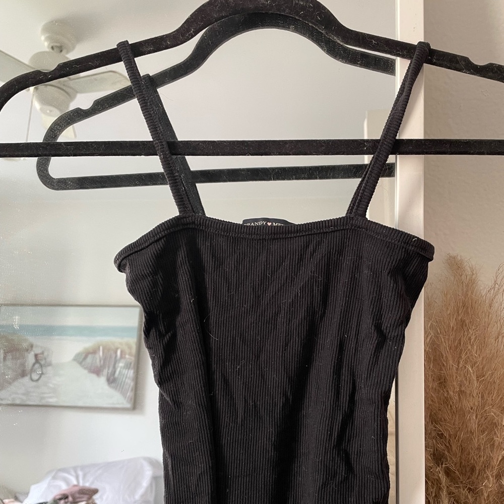 Brandt Melville black basic bodysuit